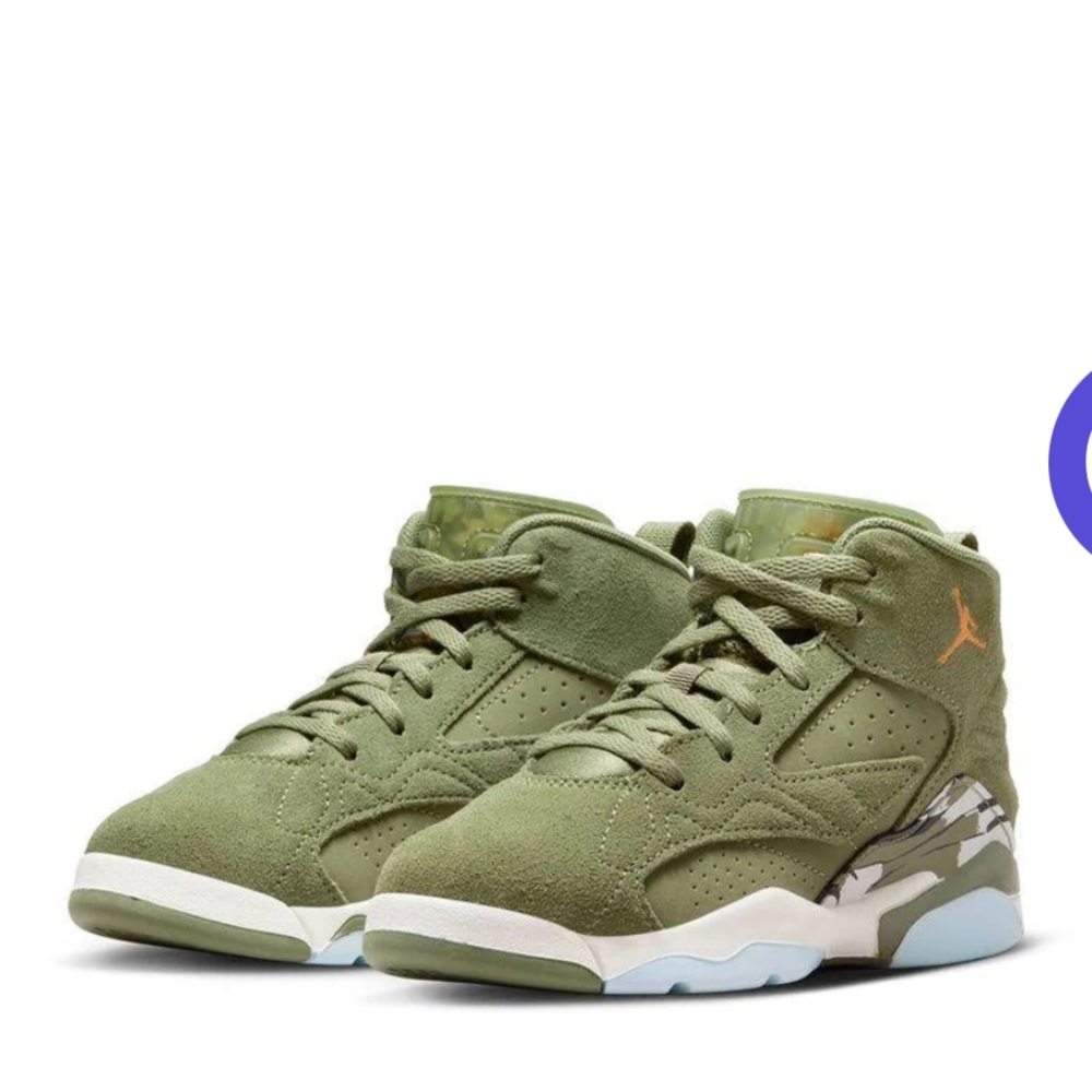 Air Jordan Olive Green Sneakers